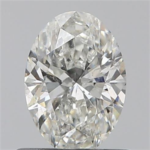 Picture of 0.60 Carats, Oval I Color, SI2 Clarity and Certified by GIA