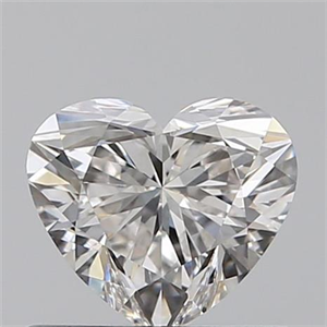 Picture of 0.51 Carats, Heart I Color, VVS2 Clarity and Certified by GIA