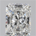 0.90 Carats, Radiant G Color, SI1 Clarity and Certified by GIA