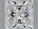 1.01 Carats, Princess E Color, VS1 Clarity and Certified by GIA