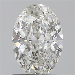Picture of 0.80 Carats, Oval H Color, VVS2 Clarity and Certified by GIA
