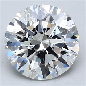 Picture of Lab Created Diamond 4.01 Carats, Round with Ideal Cut, E Color, VS1 Clarity and Certified by IGI