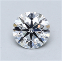 Lab Created Diamond 1.00 Carats, Round with Very Good Cut, D Color, VS1 Clarity and Certified by IGI