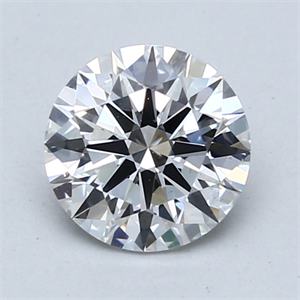 Picture of Lab Created Diamond 1.34 Carats, Round with Ideal Cut, D Color, VS1 Clarity and Certified by IGI