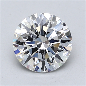Picture of Lab Created Diamond 1.36 Carats, Round with Ideal Cut, E Color, VVS2 Clarity and Certified by IGI