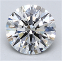 Del inventario de diamantes de laboratorio, 2.24 quilates, Redondo , Color E, claridad VS1 y certificado IGI