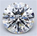 Del inventario de diamantes de laboratorio, 2.72 quilates, Redondo , Color E, claridad VS1 y certificado IGI