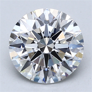 Picture of Lab Created Diamond 2.32 Carats, Round with Ideal Cut, E Color, VVS2 Clarity and Certified by IGI