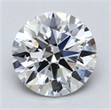 Lab Created Diamond 1.91 Carats, Round with Ideal Cut, E Color, VS1 Clarity and Certified by IGI