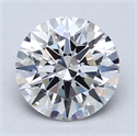 Lab Created Diamond 1.82 Carats, Round with Ideal Cut, D Color, VS1 Clarity and Certified by IGI