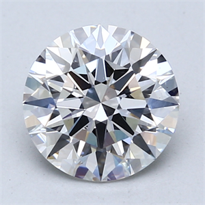 Picture of Lab Created Diamond 1.82 Carats, Round with Ideal Cut, D Color, VS1 Clarity and Certified by IGI