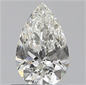 0.53 quilates, De pera , Color I, claridad VVS1 y certificado por GIA