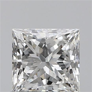 Picture of 0.70 Carats, Princess G Color, SI2 Clarity and Certified by GIA