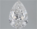 2.50 Carats, Pear D Color, SI2 Clarity and Certified by GIA
