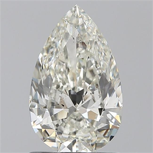 Picture of 0.91 Carats, Pear K Color, SI2 Clarity and Certified by GIA