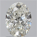 0.90 Carats, Oval J Color, VS2 Clarity and Certified by GIA