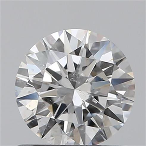 Picture of 0.70 Carats, Round with Excellent Cut, F Color, I1 Clarity and Certified by GIA