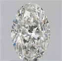 0.70 Carats, Oval J Color, VS1 Clarity and Certified by GIA