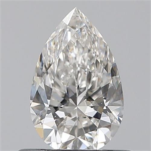 Picture of 0.50 Carats, Pear H Color, VS2 Clarity and Certified by GIA