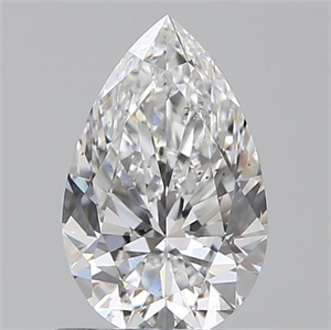 Picture of 0.70 Carats, Pear D Color, SI1 Clarity and Certified by GIA