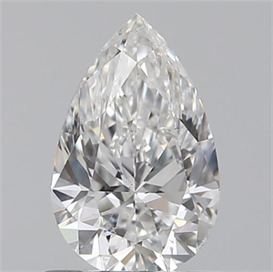 Picture of 0.70 Carats, Pear F Color, I1 Clarity and Certified by GIA