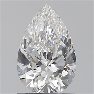 Picture of 0.90 Carats, Pear E Color, SI1 Clarity and Certified by GIA