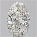 0.51 Carats, Oval I Color, IF Clarity and Certified by GIA
