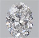 0.80 Carats, Oval D Color, SI1 Clarity and Certified by GIA