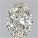 0.90 quilates, Ovalado , Color K, claridad SI2 y certificado por GIA