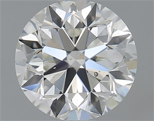 Picture of 1.00 Carats, Round with Very Good Cut, J Color, SI2 Clarity and Certified by GIA