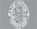 1.00 Carats, Oval D Color, VS2 Clarity and Certified by GIA
