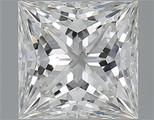 Picture of 1.00 Carats, Princess H Color, SI1 Clarity and Certified by GIA