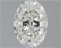 1.71 Carats, Oval J Color, SI1 Clarity and Certified by GIA