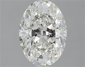Picture of 1.71 Carats, Oval J Color, SI1 Clarity and Certified by GIA