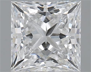 Picture of 1.00 Carats, Princess E Color, VS1 Clarity and Certified by GIA