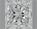 1.51 Carats, Princess G Color, VS2 Clarity and Certified by GIA