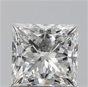 0.81 quilates, Princesa , Color G, claridad SI1 y certificado por GIA