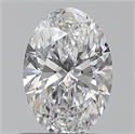 0.70 Carats, Oval E Color, VVS2 Clarity and Certified by GIA