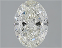 2.01 Carats, Oval J Color, SI1 Clarity and Certified by GIA