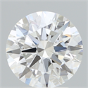 Lab Created Diamond 3.10 Carats, Round with Ideal Cut, D Color, VVS1 Clarity and Certified by IGI