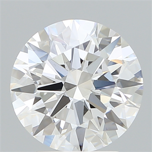 Picture of Lab Created Diamond 3.10 Carats, Round with Ideal Cut, D Color, VVS1 Clarity and Certified by IGI