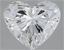 2.02 Carats, Heart F Color, SI2 Clarity and Certified by GIA
