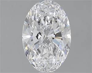 Picture of 1.30 Carats, Oval D Color, SI2 Clarity and Certified by GIA