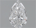 1.20 quilates, De pera , Color E, claridad SI2 y certificado por GIA