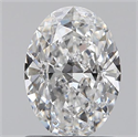 0.90 Carats, Oval E Color, SI1 Clarity and Certified by GIA