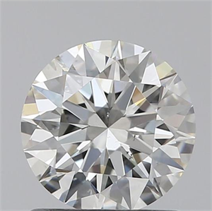 Picture of 0.90 Carats, Round with Excellent Cut, J Color, SI1 Clarity and Certified by GIA