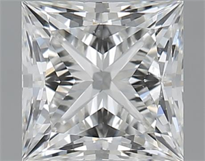 Picture of 1.01 Carats, Princess H Color, SI1 Clarity and Certified by GIA