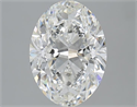 3.01 Carats, Oval H Color, SI2 Clarity and Certified by GIA