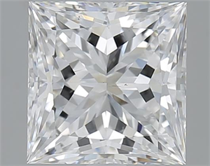 Picture of 3.01 Carats, Princess E Color, VS2 Clarity and Certified by GIA