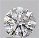 0.90 Carats, Round with Excellent Cut, E Color, SI2 Clarity and Certified by GIA
